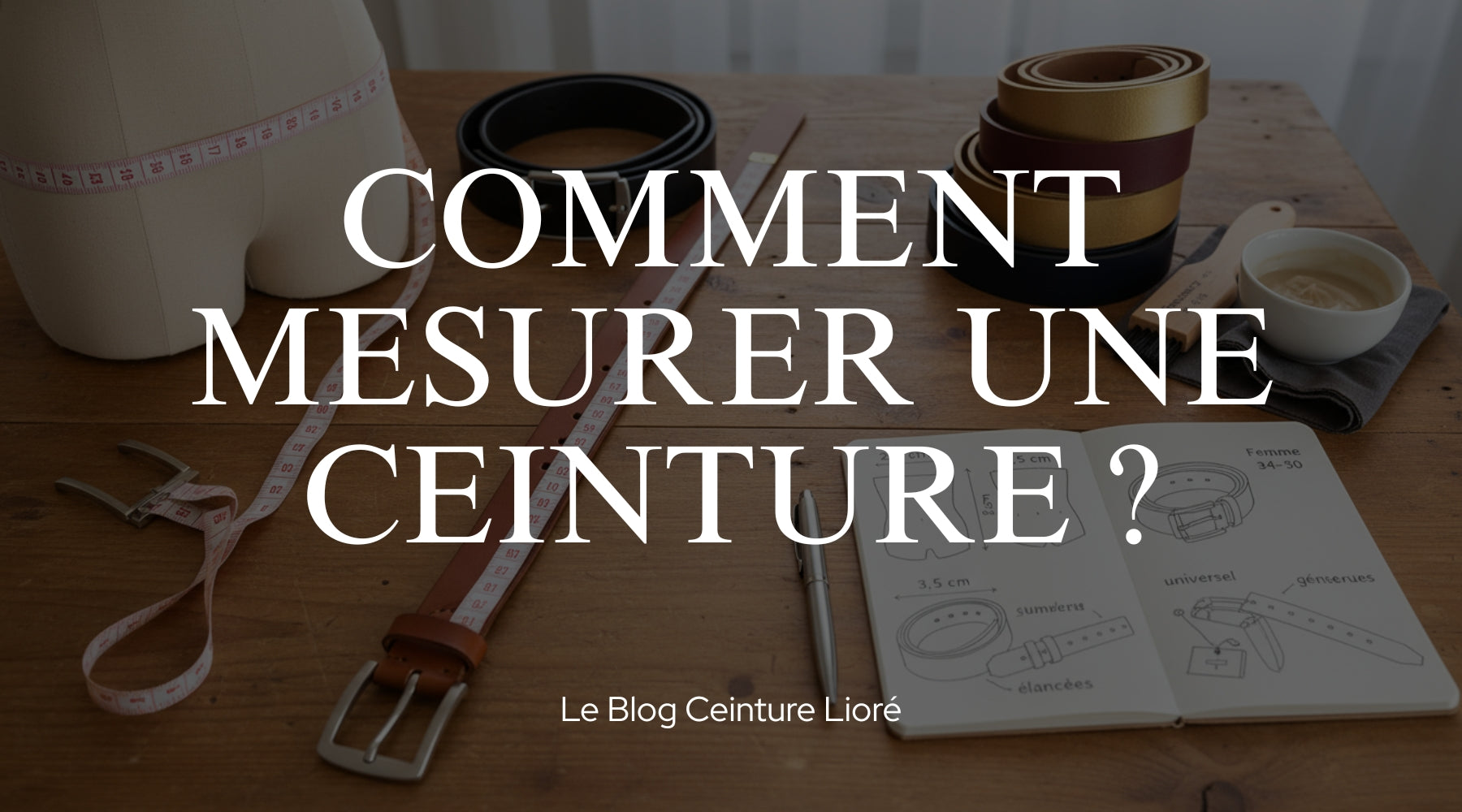 Comment mesurer une ceinture ? - Le Blog Ceinture Lioré