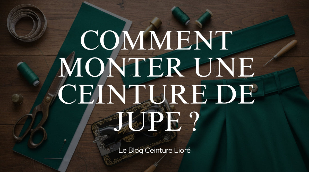 Comment monter une ceinture de jupe ? - Le Blog Ceinture Lioré Image
