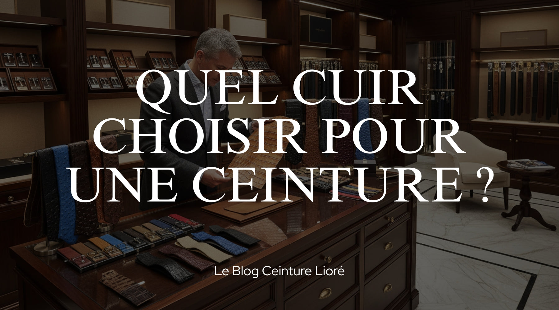 Quel Cuir pour une Ceinture ? - Le Blog Ceinture Lioré Image