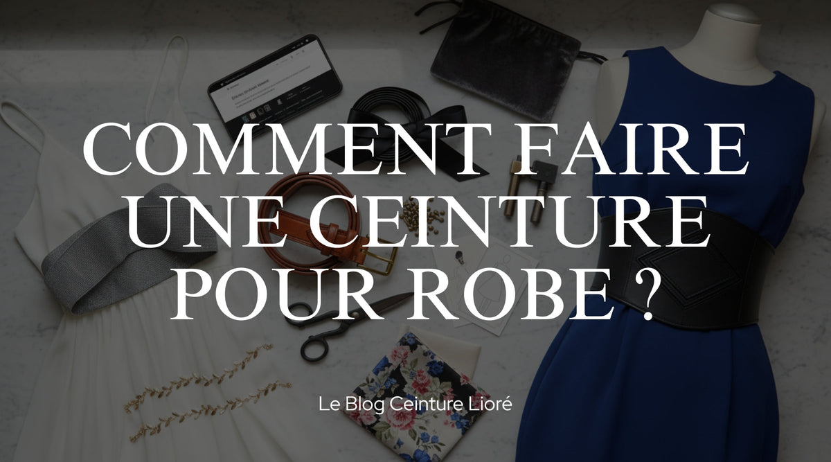 Comment faire une ceinture pour robe ? - Le Blog Ceinture Lioré Image