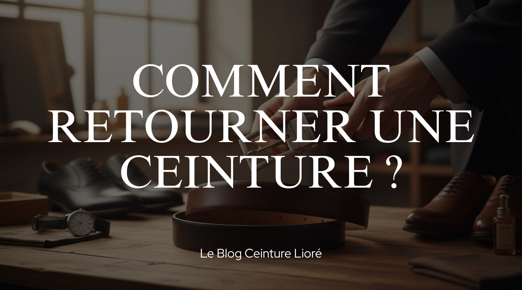 Comment Retourner une Ceinture ? - Le Blog Ceinture Lioré