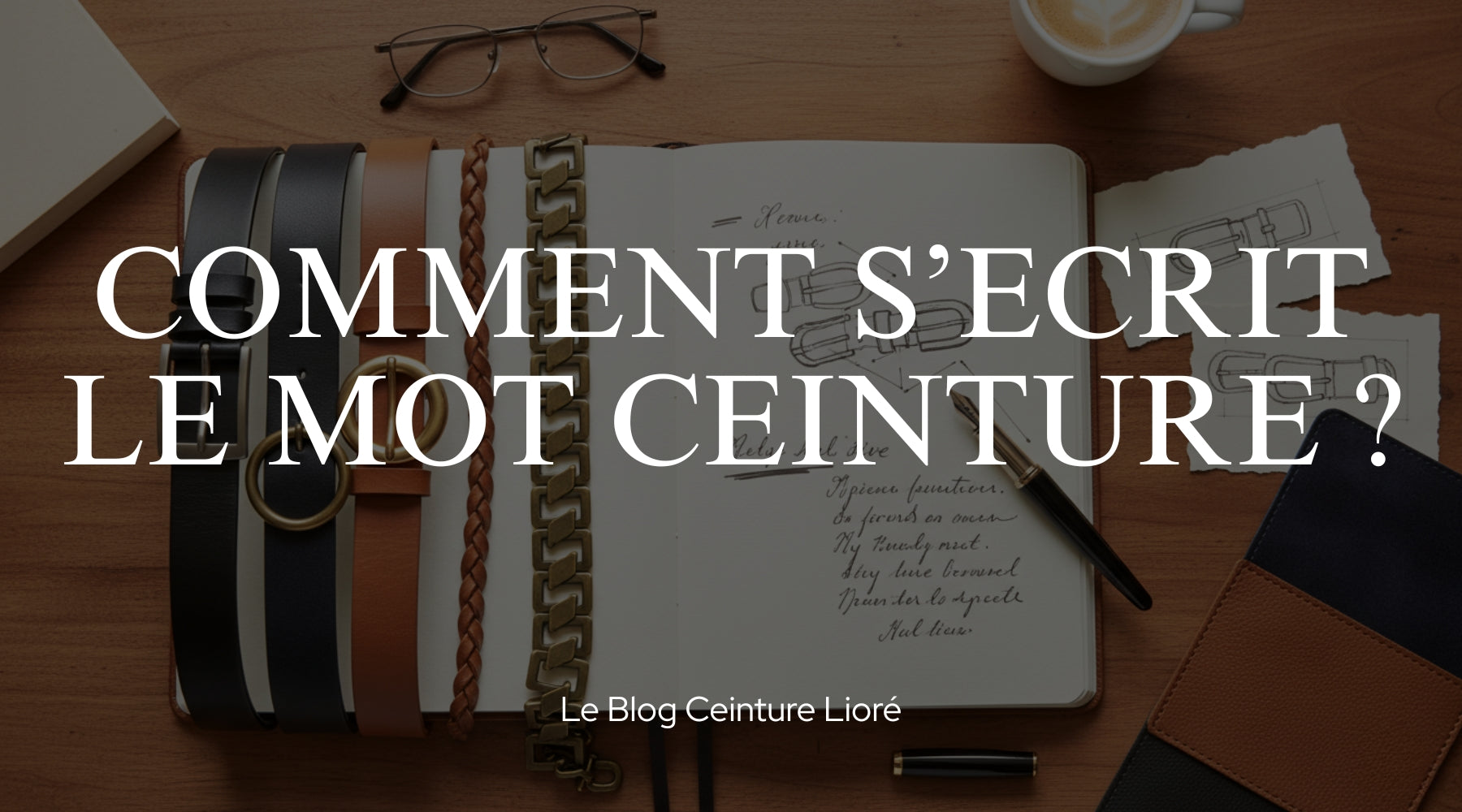 Comment écrit-on me mot Ceinture ? - Le blog Ceinture Lioré Image