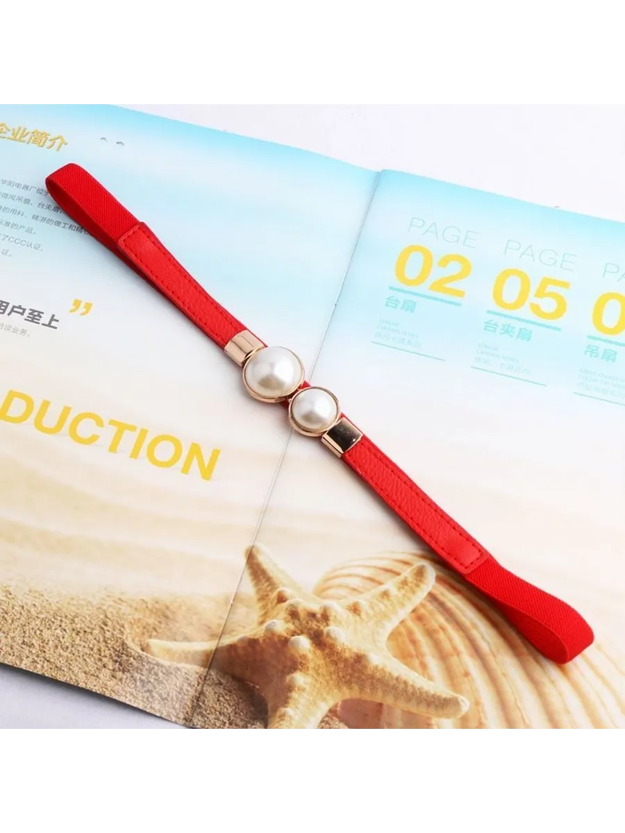 Ceinture Robe Rouge - 65 cm