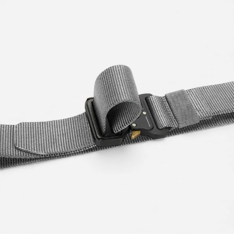 Ceinture Tissu Tactique Elastique Pour Militaire Grise