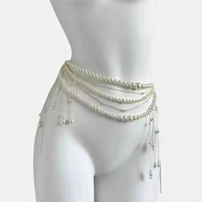 Ceinture Bijoux Argent - 110 cm