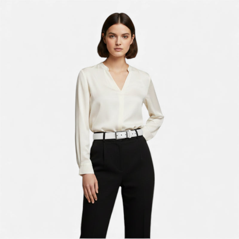 Ceinture En Cuir Blanche