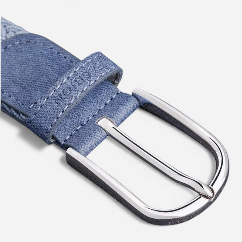 Ceinture Tressée Bleue