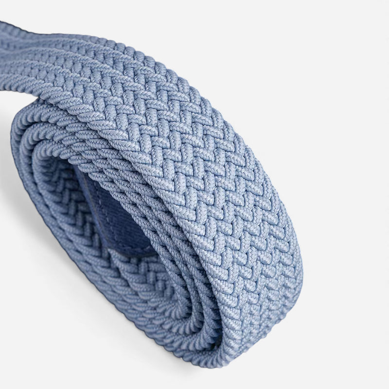 Ceinture Tressée Bleue