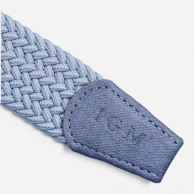 Ceinture Tressée Bleue