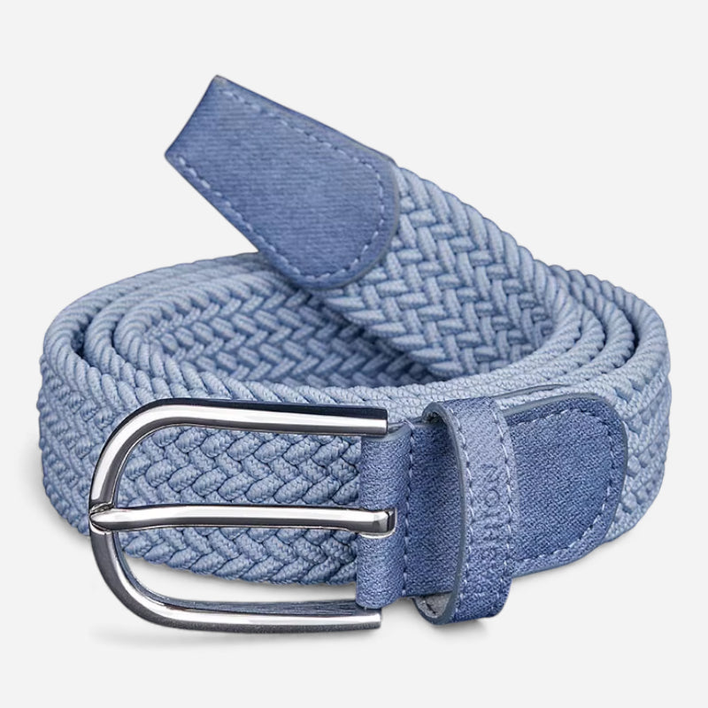 Ceinture Tressée Bleue