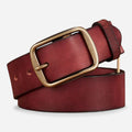 Ceinture Cuir Bordeaux
