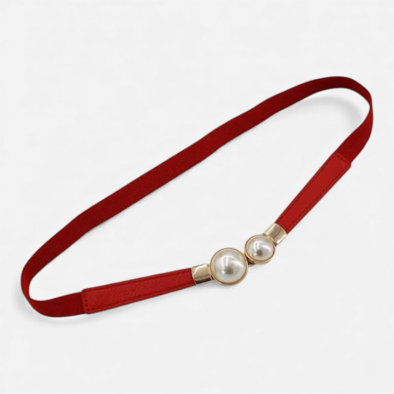 Ceinture Robe Rouge Elastique - 65 cm