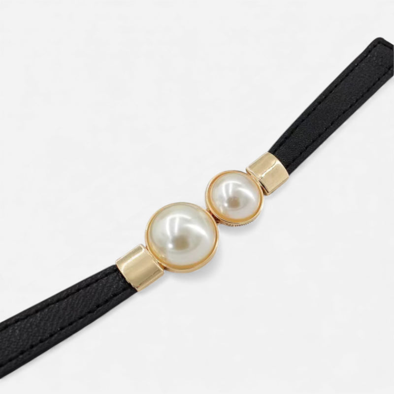 Ceinture Femme Perles Elastique - 65 cm