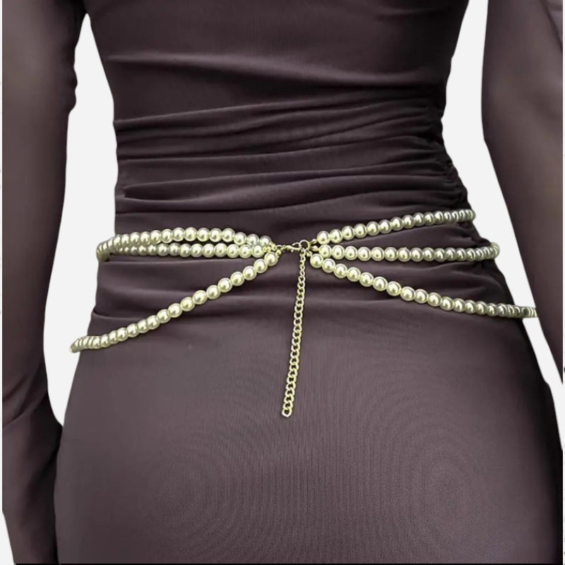 Ceinture En Perles - 110 cm