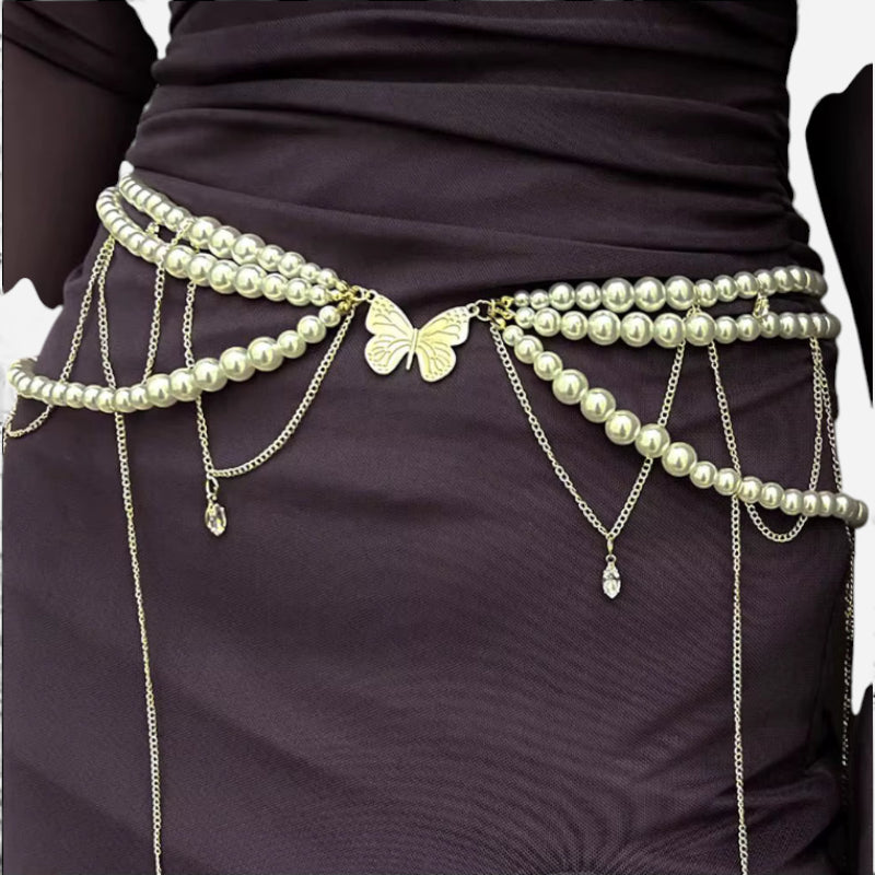 Ceinture En Perles - 110 cm