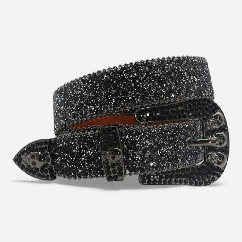 Ceinture Strass Noir