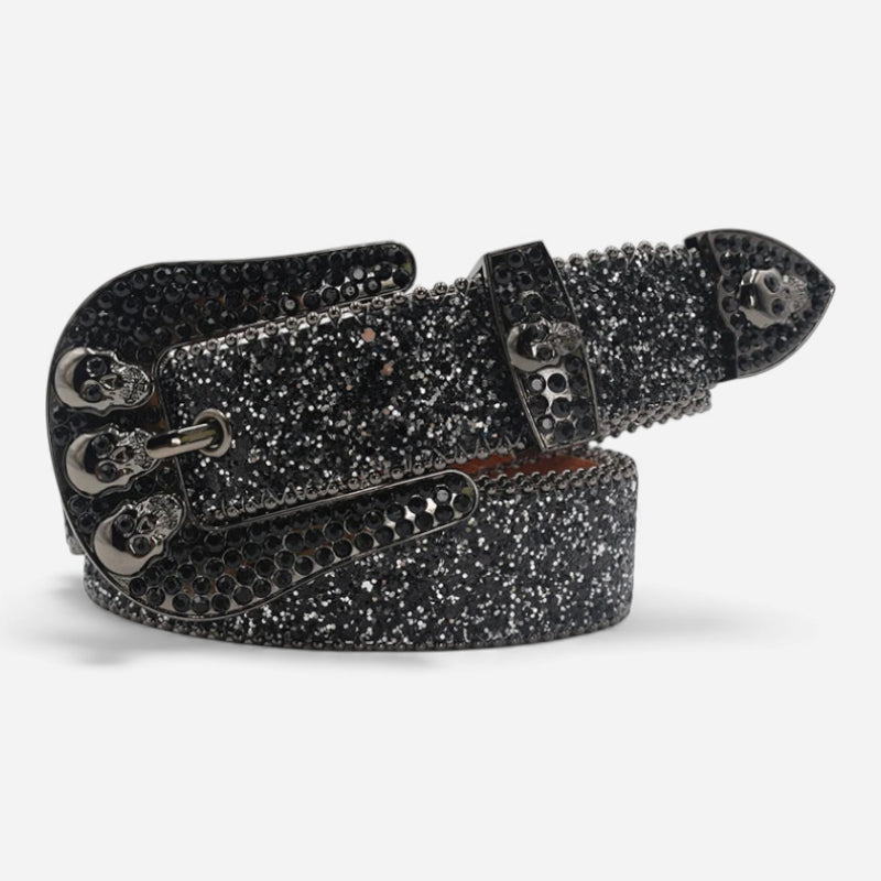 Ceinture Strass Noir