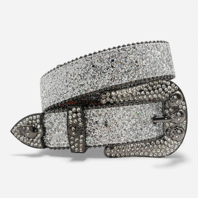 Ceinture Argentée Strass