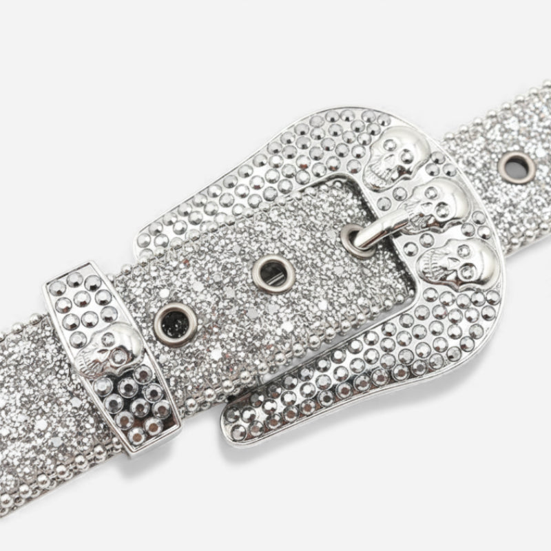 Ceinture Argentée Strass
