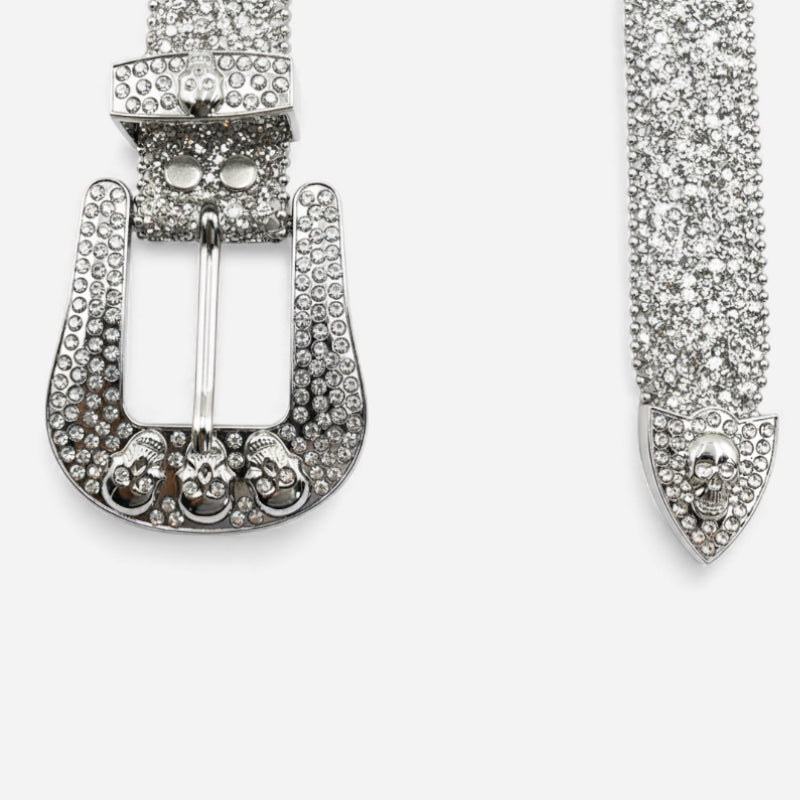 Ceinture Argentée Strass