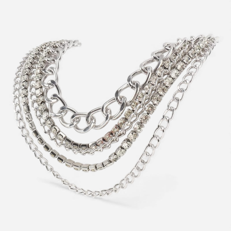 Ceinture Chaine Argentée