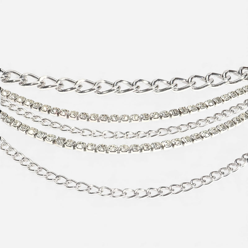 Ceinture Chaine Argentée