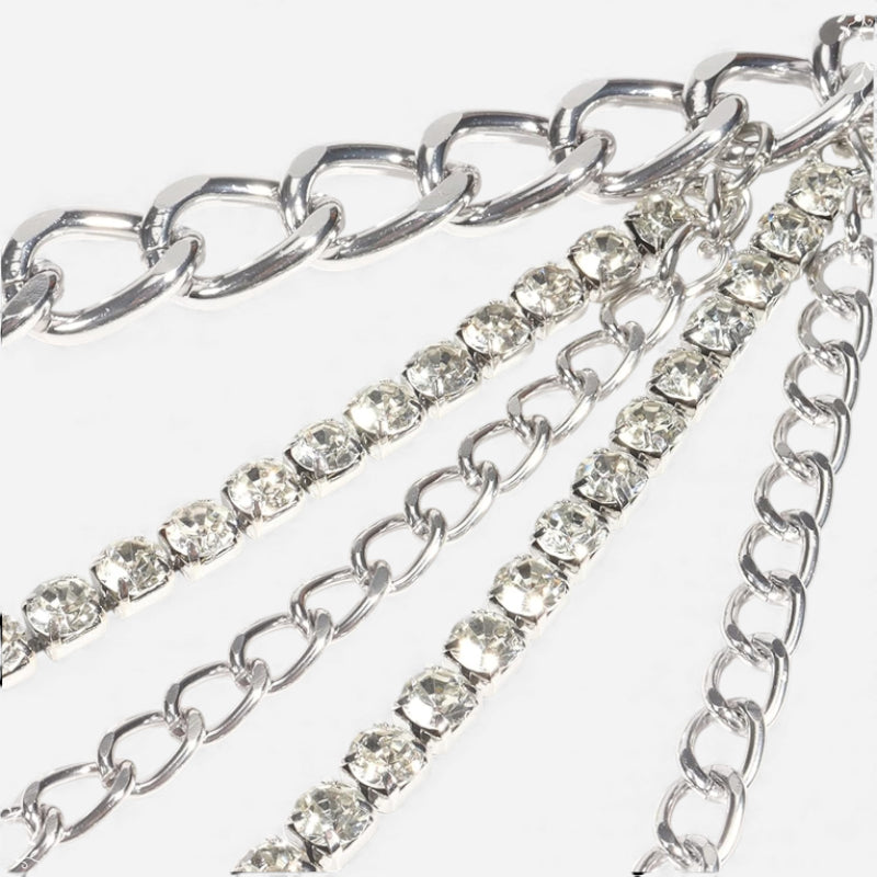 Ceinture Chaine Argentée