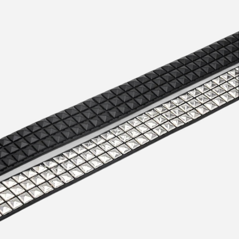 Ceinture À Rivet Noir Pour Femme & Homme