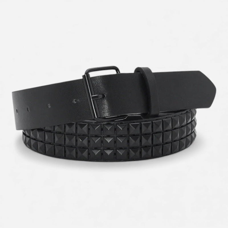 Ceinture À Rivet Noir Pour Femme & Homme