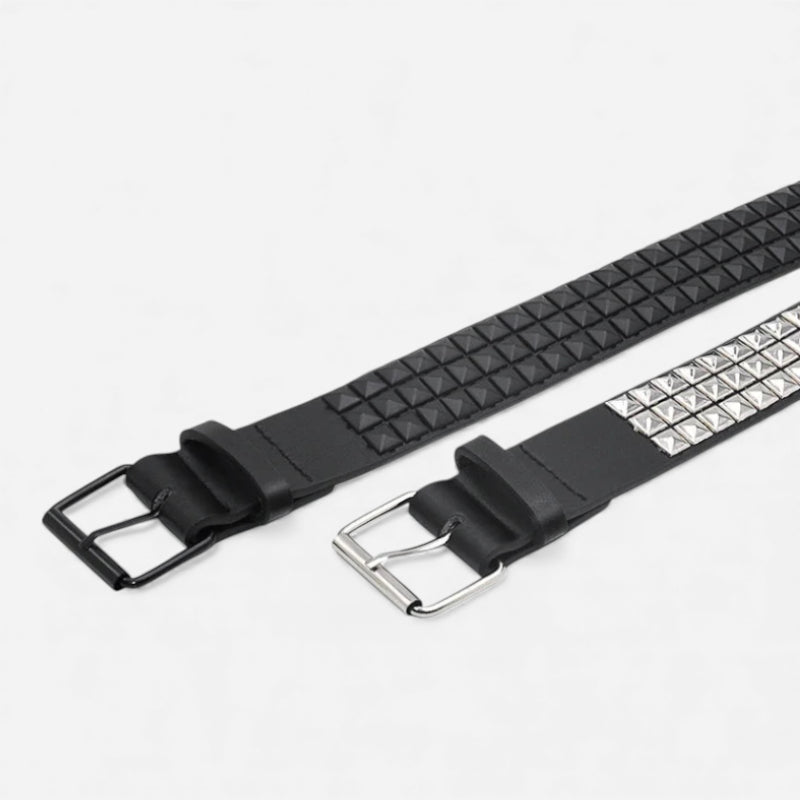 Ceinture À Rivet Noir Pour Femme & Homme
