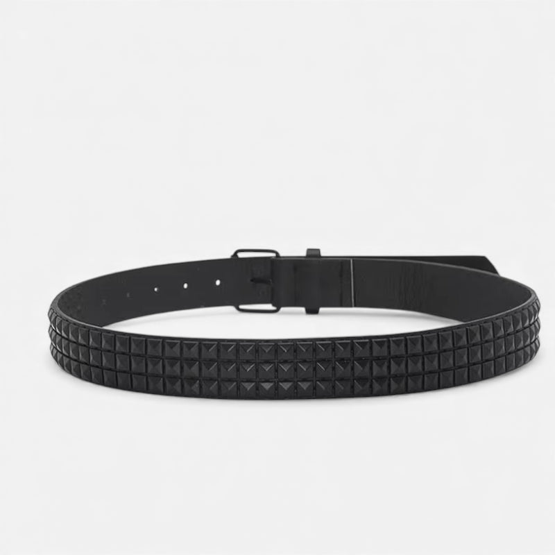 Ceinture À Rivet Noir Pour Femme & Homme