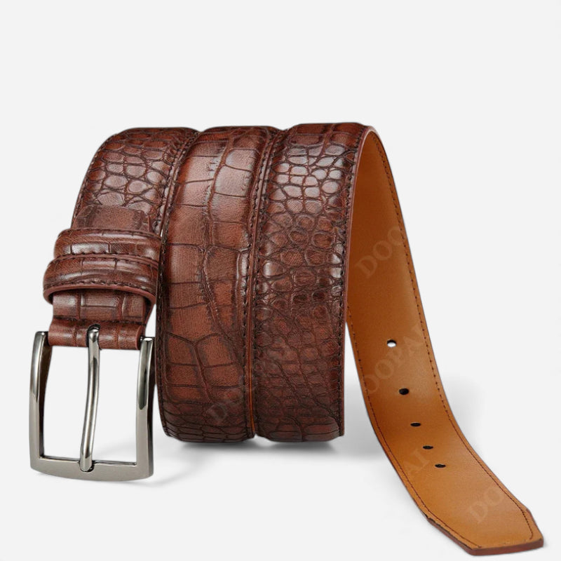 Ceinture Cuir Crocodile