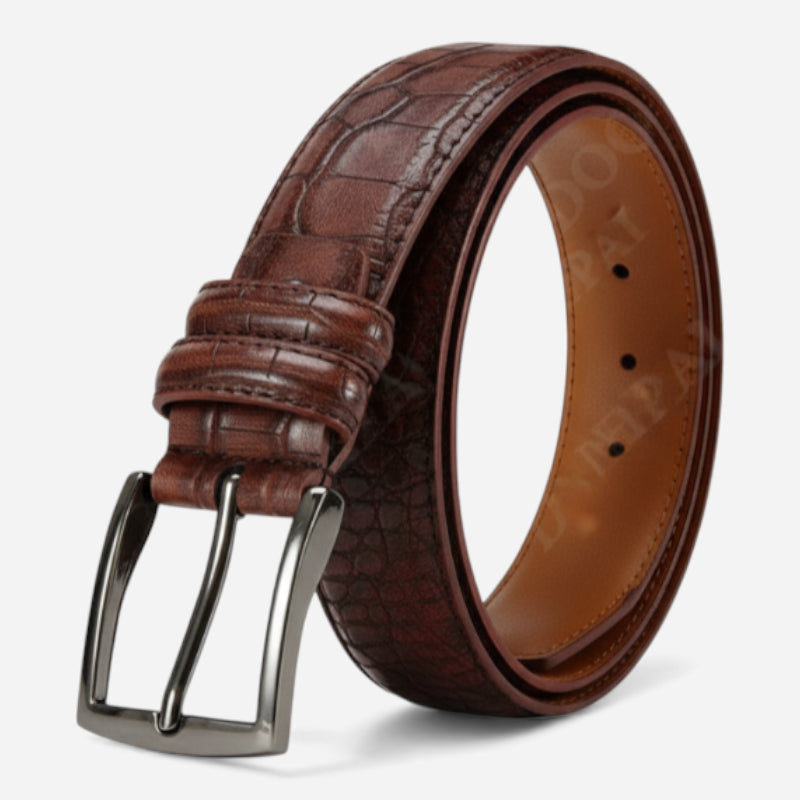 Ceinture Cuir Crocodile