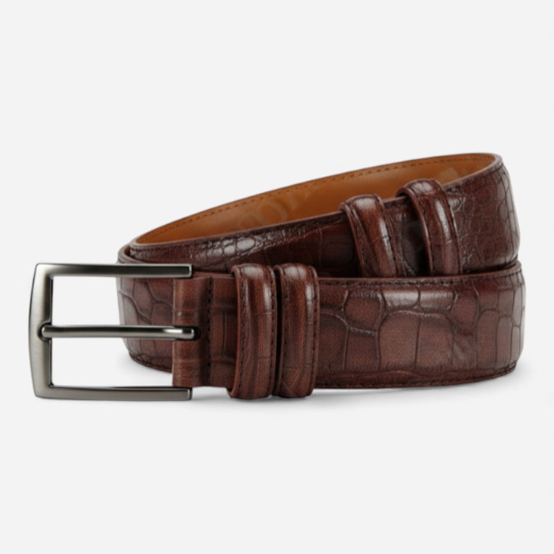 Ceinture Cuir Crocodile