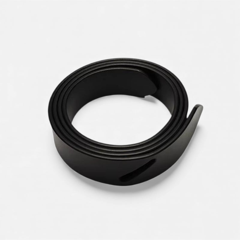 Ceinture Cuir Véritable Noir Vernis à Nouer Robe Femme