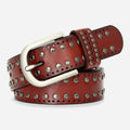 Ceinture Cloutée Cuir Femme