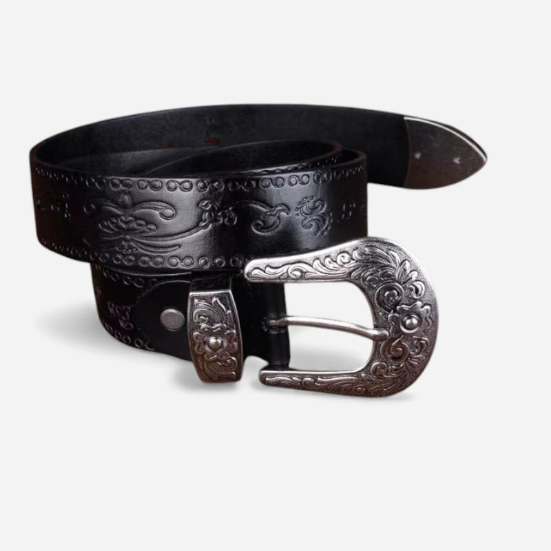 Ceinture Cuir Western