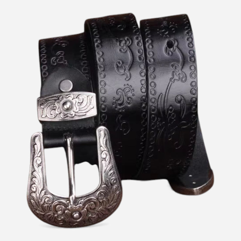 Ceinture Cuir Western