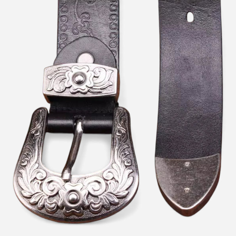 Ceinture Cuir Western