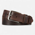 Ceinture Premium En Cuir Véritable Marron De Luxe Homme