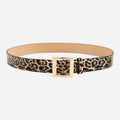 Ceinture Femme Léopard Cuir