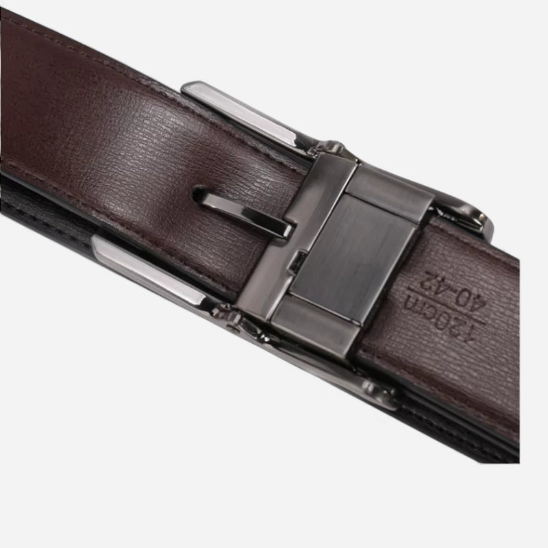 Ceinture Homme Cuir Réversible Noir Marron - Réversible 2 en 1