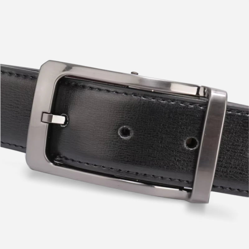 Ceinture Homme Cuir Réversible Noir Marron - Réversible 2 en 1