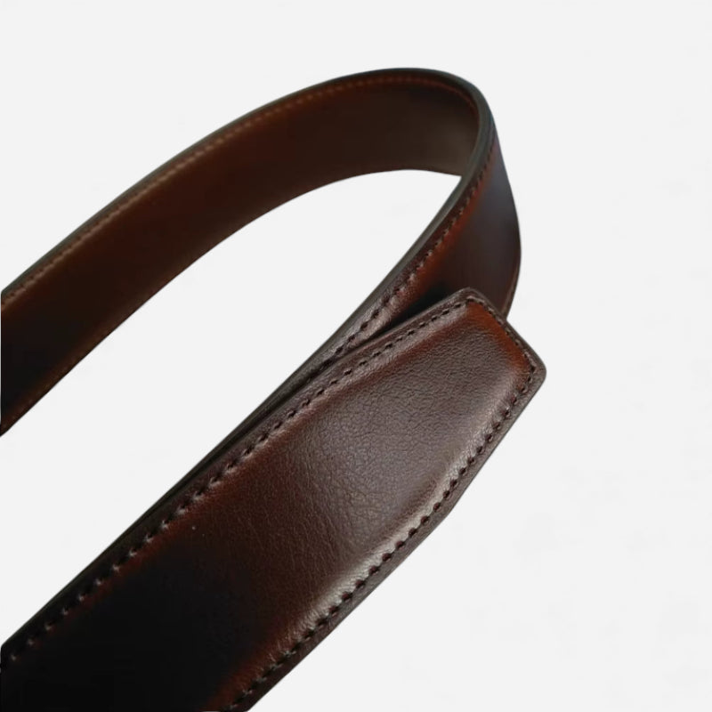 Ceinture Homme Cuir Réversible Noir Marron - Réversible 2 en 1