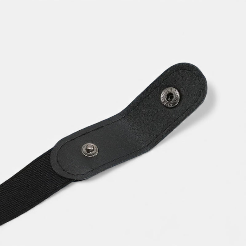 Ceinture Sans Boucle Noire Elastique