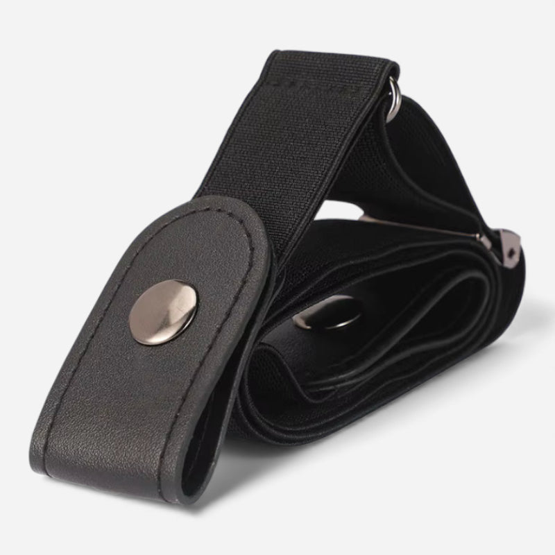 Ceinture Sans Boucle Noire Elastique