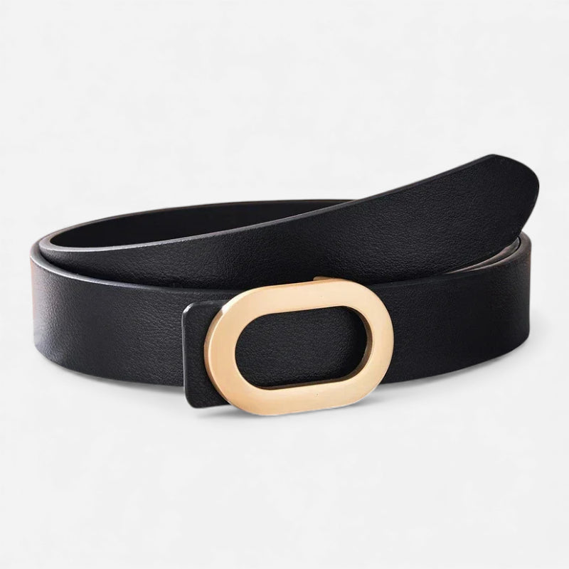 Ceinture Femme Vernis Noir