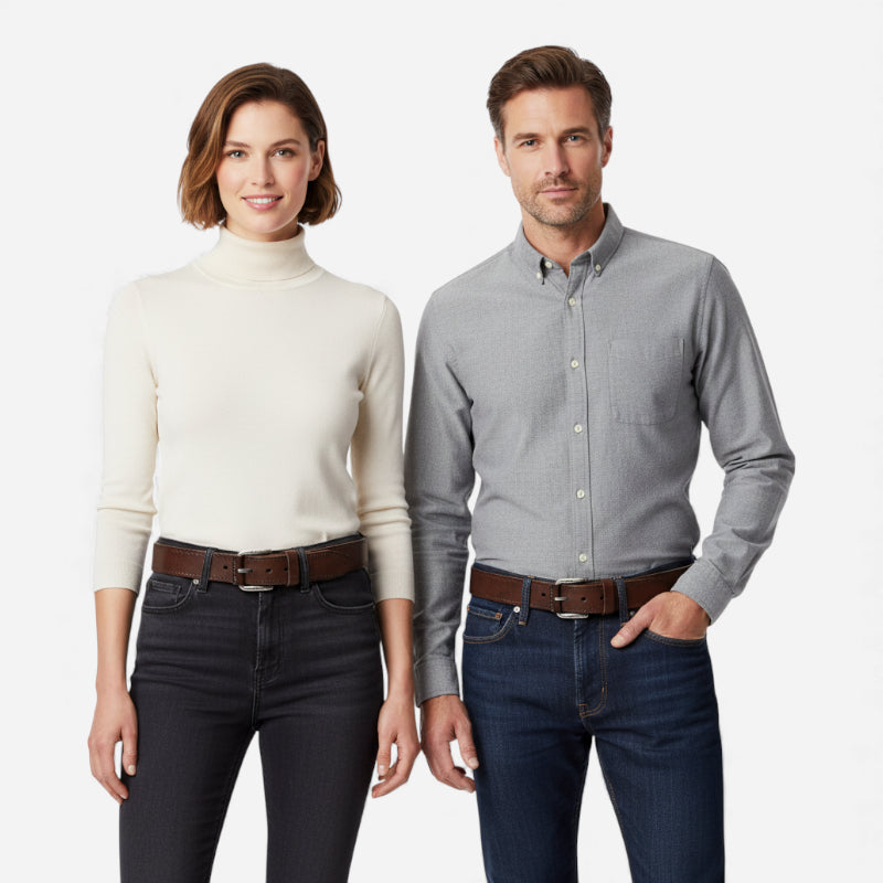 Ceinture Marron Homme & Femme Luxe