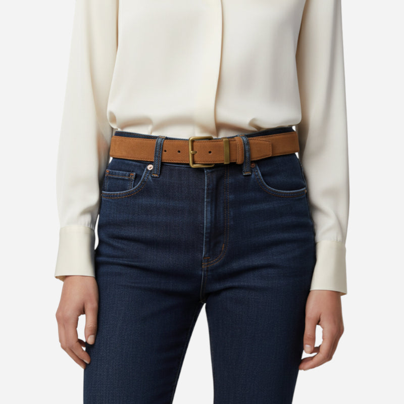 Ceinture Daim Marron