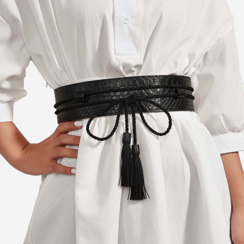 Ceinture Obi Noire